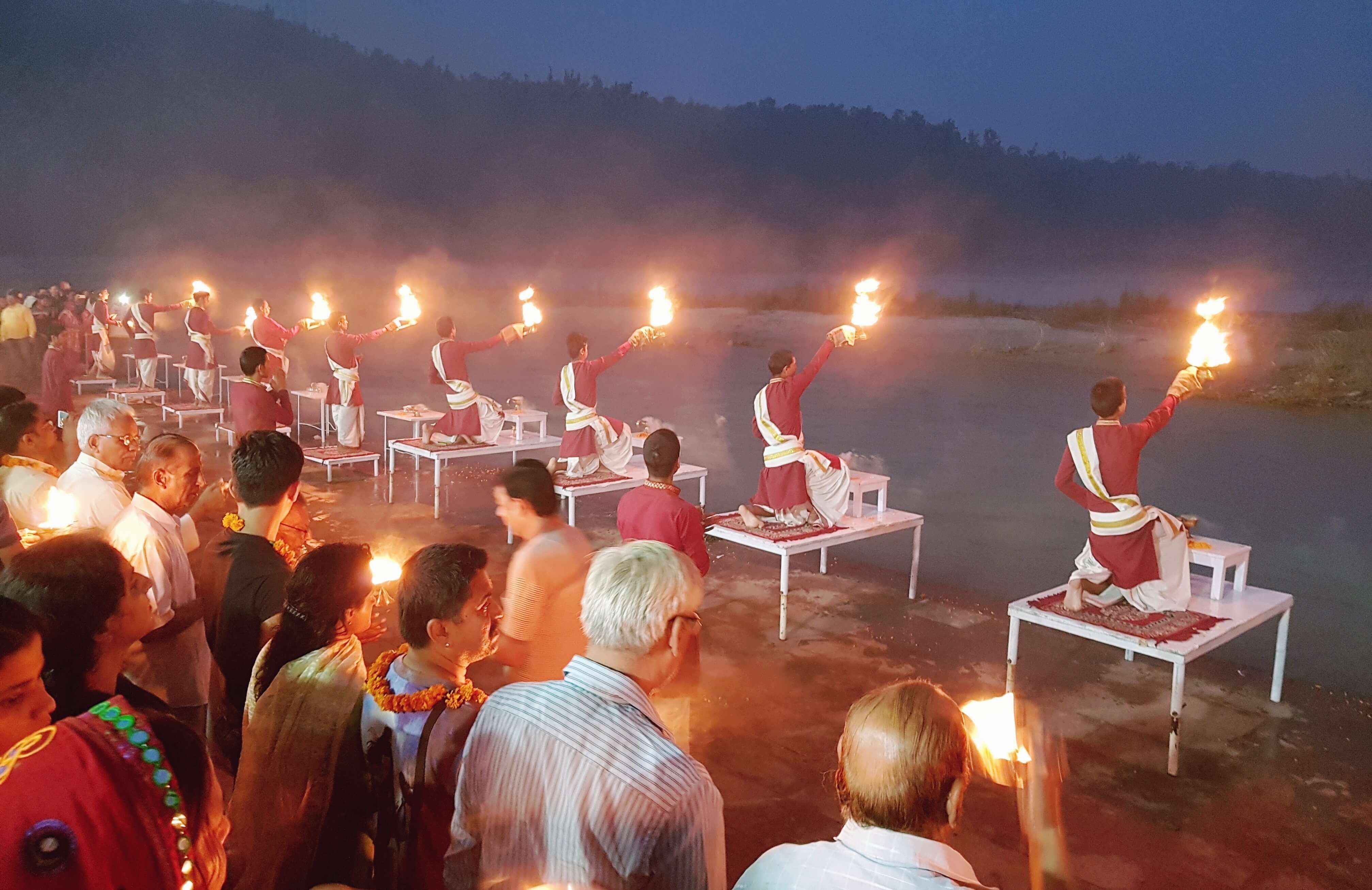 Ganga Aarti - Ganga Kinare, Rishikesh, India