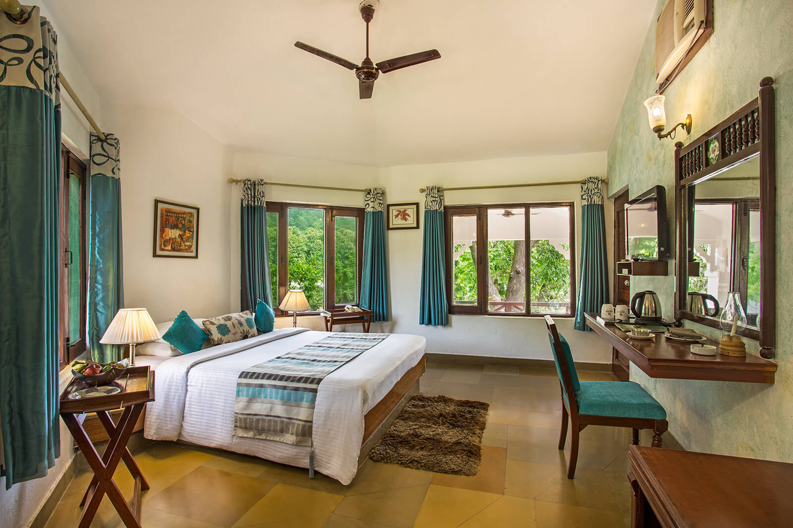 Rooms - The Riverview Retreat, Jim Corbett, India