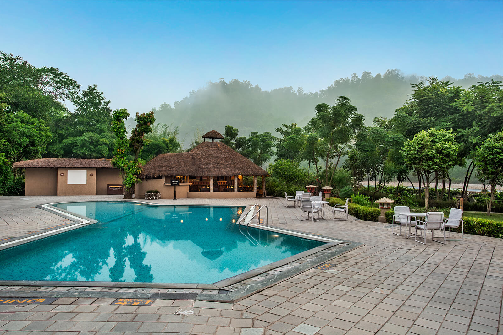 Swimming Pool - The Riverview Retreat Resort, Jim Corbett, India