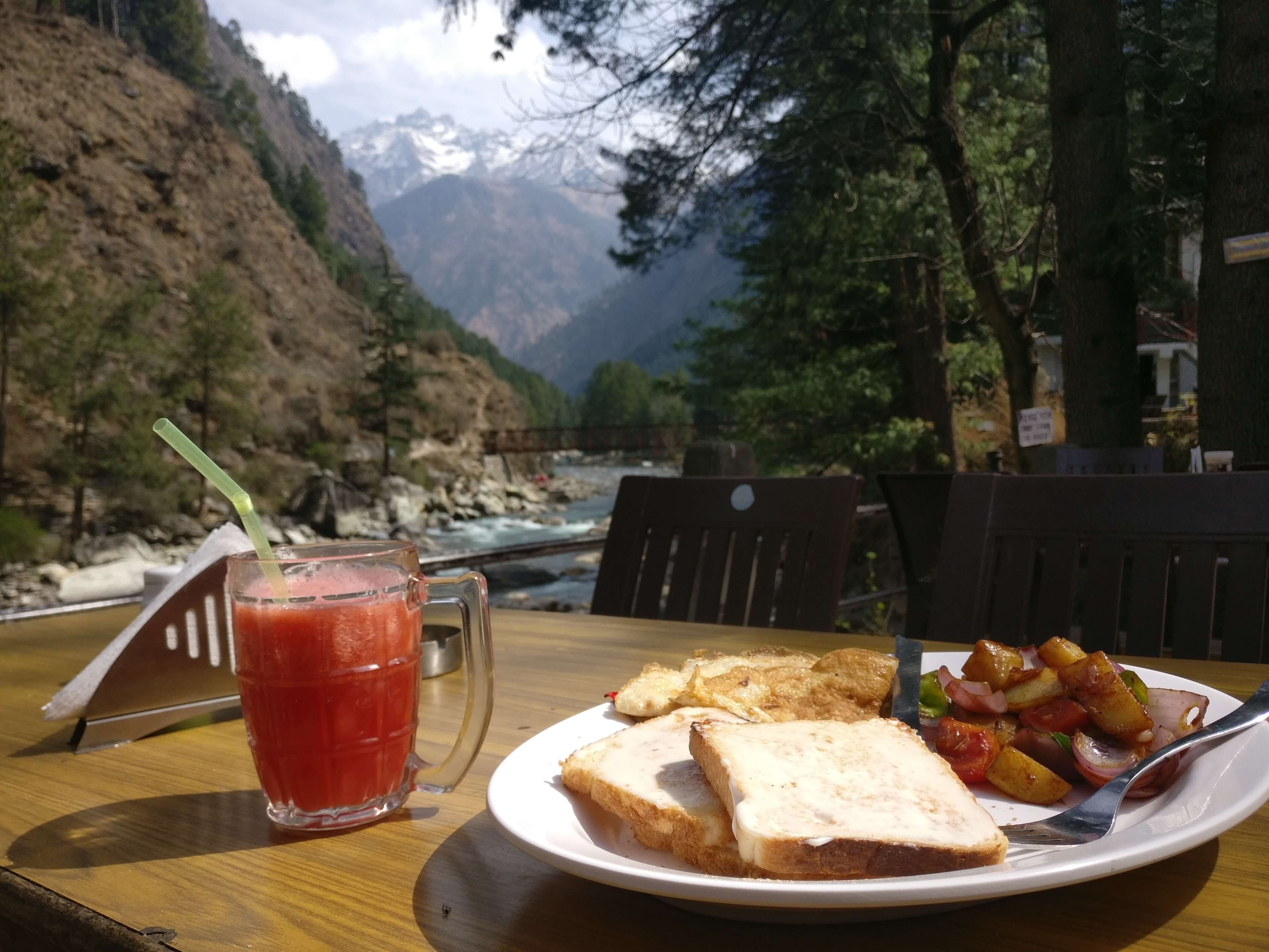 Food in Kasol - Himachal Pradesh, India