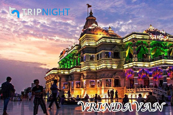 VRINDAVA:- Vrindavan is described as one of the twin holy city.